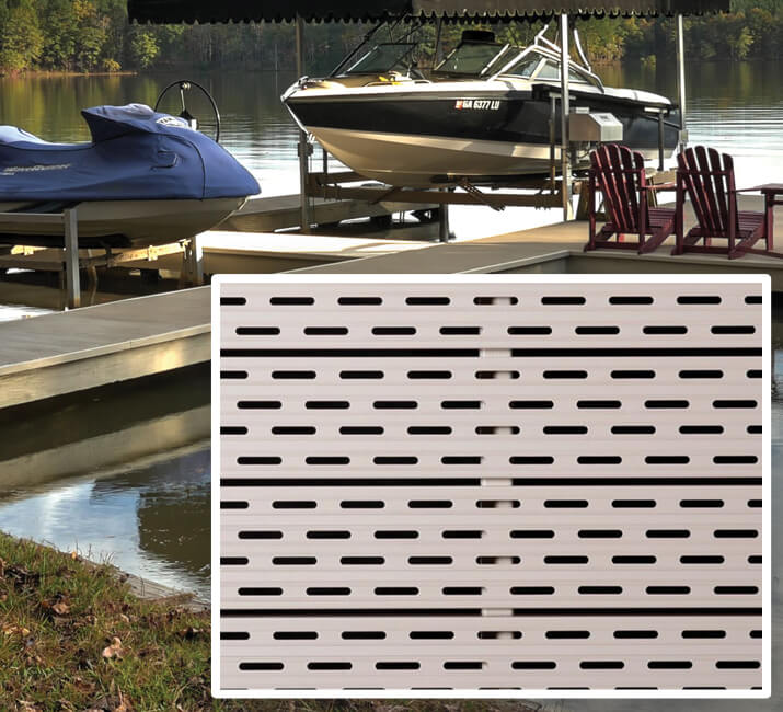 Astro Dock Decking Custom Dock Boards, Custom Plastic Extrusions